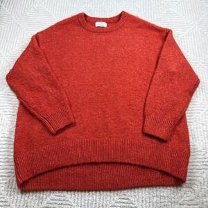 Old Navy Cocoon Tunic Sweater Women's 2X Orange Cozy Autumn Boho Cabin Rugged